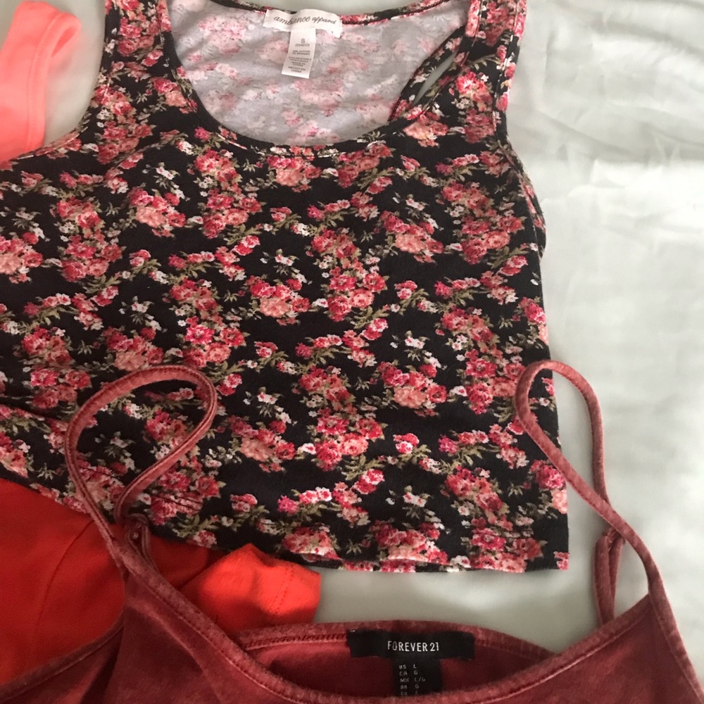 ❌🚫SOLD🚫❌American Apparel & F21 Crop Top Lot - Picture 3 of 5
